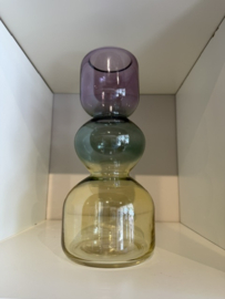 Pijl vaas glas driekleur strak