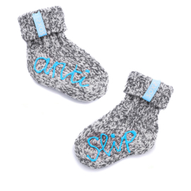 Soxs baby blue grey met tube vloeibare antislip 19-27