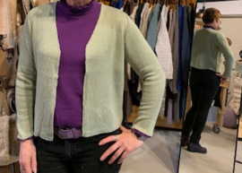 KF kort gebreid vest Ella