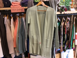 KF lang gebreid vest Ella cardigan