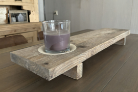 Tafelplank met houder in wit, grijs of zwart