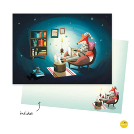 kaartje - Vosje leest