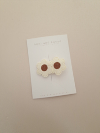 Flower Amélie Off-White line middel (3 stuks)