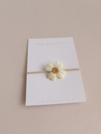 Haarelastiek | Heartshape Flower (3 stuks)