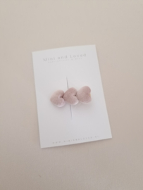 Heart Line Light Old Pink klein (3 stuks)