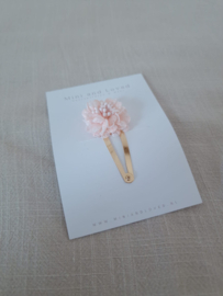 Lace Flower Light Pink clip groot (3 stuks)