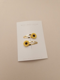 Sunflower clip klein (3 stuks)