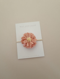 Haarelastiek | Pink Big Blossom (3 stuks)