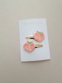 Peach clip middel (3 stuks)