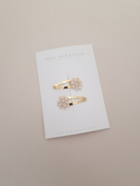 Lily clip Sandbeige klein (3 stuks)