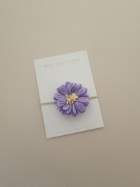 Haarelastiek | Lila Blossom (3 stuks)