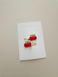 Cherry clip klein (3 stuks)