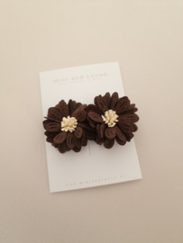 Dark Brown Big Blossom groot (3 stuks)