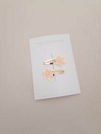 Bloss peach clip klein (3 stuks)