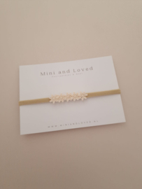 Haarband Lily Sandbeige Lovely (3 stuks)