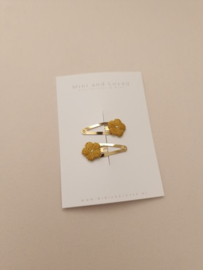 Golden Yarn ocher clip klein (3 stuks)
