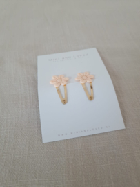 Bloss peach clip klein (3 stuks)