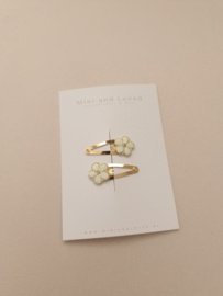 Golden Yarn white clip klein (3 stuks)