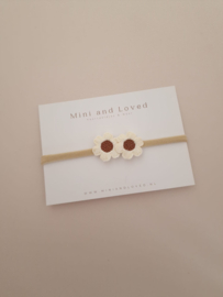 Haarband Amélie Off-White (3 stuks)