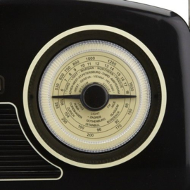 Fifties DAB+-radio zwart - GPO RYDELL DAB