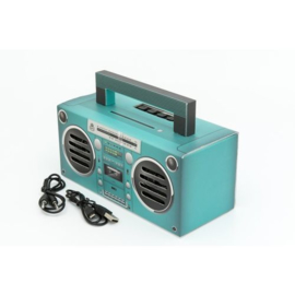 Draagbare bluetooth speaker - aqua