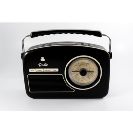 Fifties DAB+-radio zwart - GPO RYDELL DAB