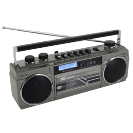 Retroradio in jaren '80 stijl met DAB+ en cassetterecorder - Soundmaster