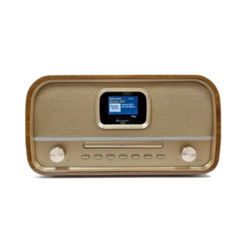Nostalgische DAB+-radio met CD-speler houtlook - Soundmaster