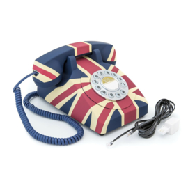 Seventies telefoon met Union Jack-design