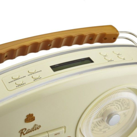 Fifties DAB+-radio crème - GPO RYDELL DAB