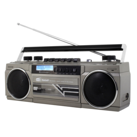 Retroradio in jaren '80 stijl met DAB+ en cassetterecorder - Soundmaster