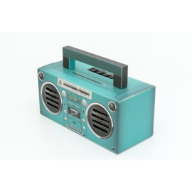 Draagbare bluetooth speaker - aqua