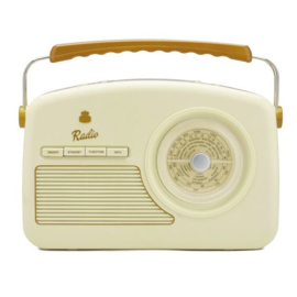 Fifties DAB+-radio crème - GPO RYDELL DAB