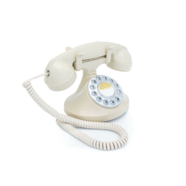 Twenties telefoon met druktoetsen - pearl