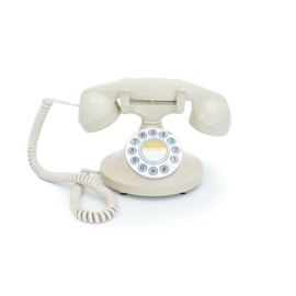 Twenties telefoon met druktoetsen - pearl