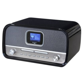 Nostalgische DAB+-radio met CD-speler zwart - Soundmaster