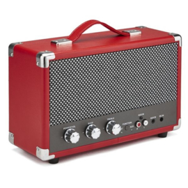 Nostalgische bluetooth speaker rood - GPO WESTWOOD