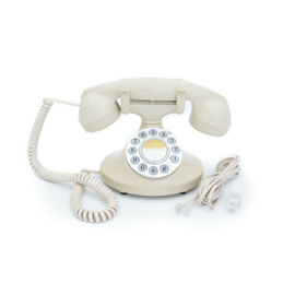 Twenties telefoon met druktoetsen - pearl