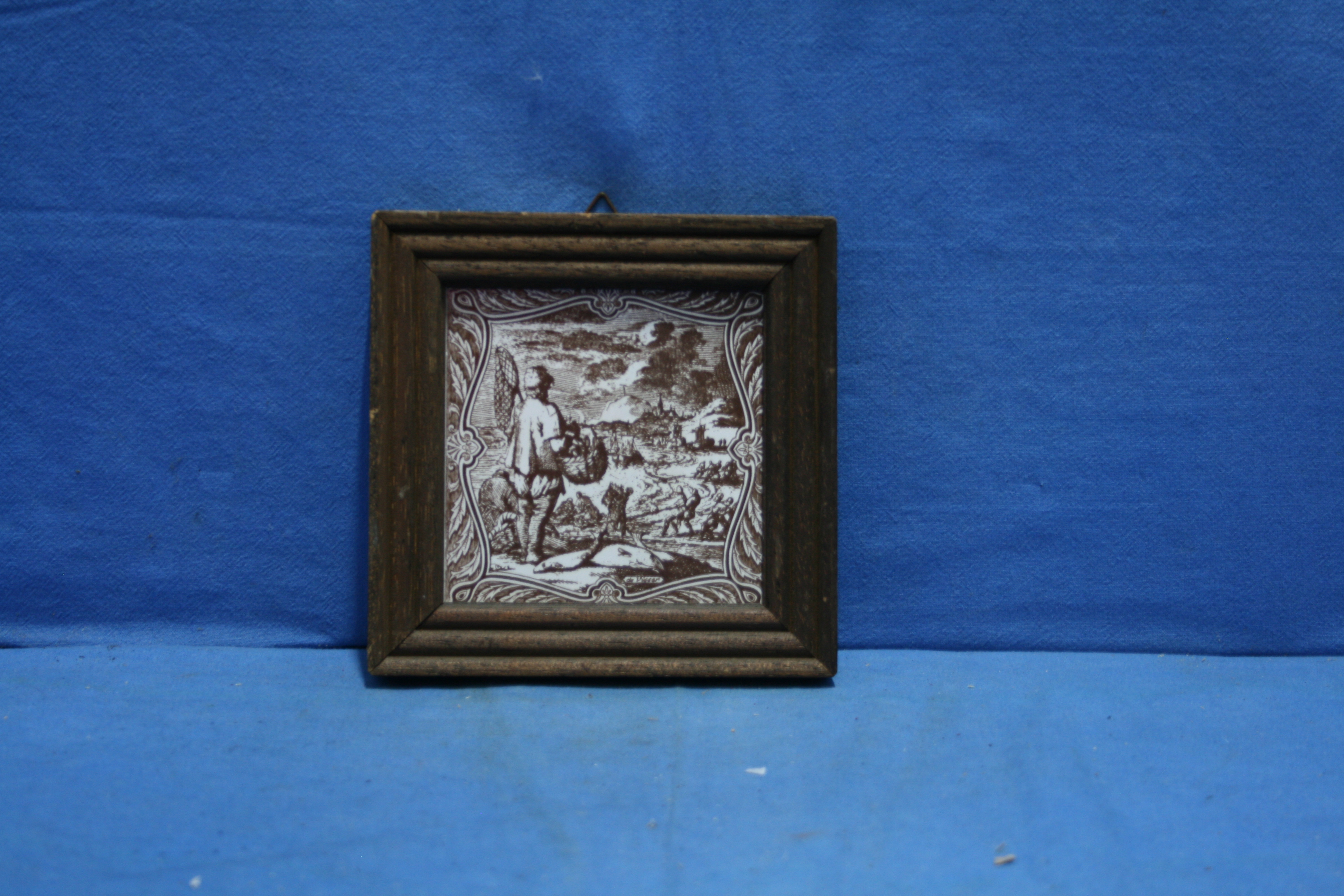 art nr: 1158 vintage wandtegeltje van Mosa