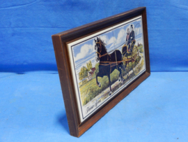 art nr: 708 vintage Friese sjees tegelbord
