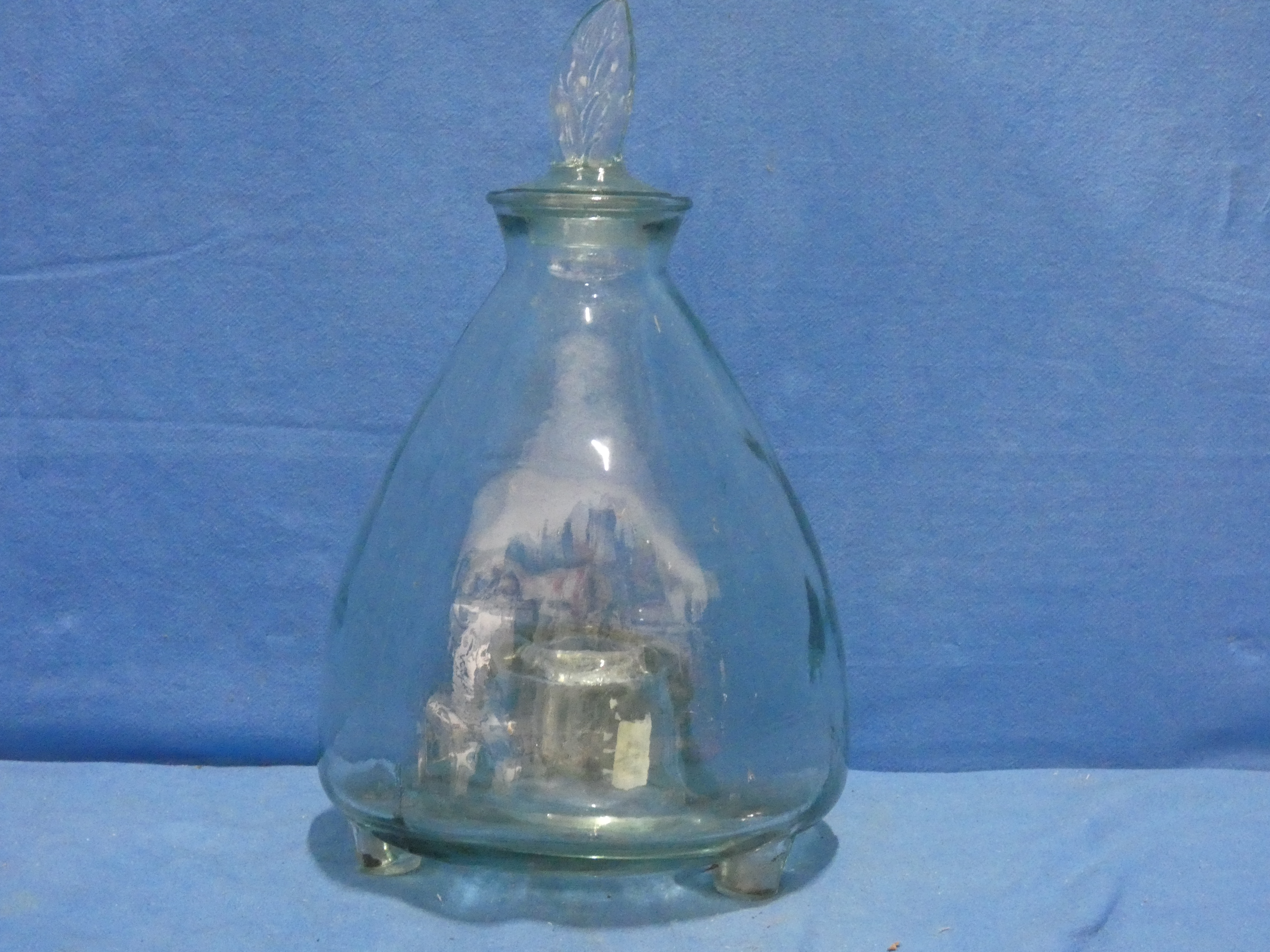 art nr: 1175 vintage beienvangglas met originele afsluitdop