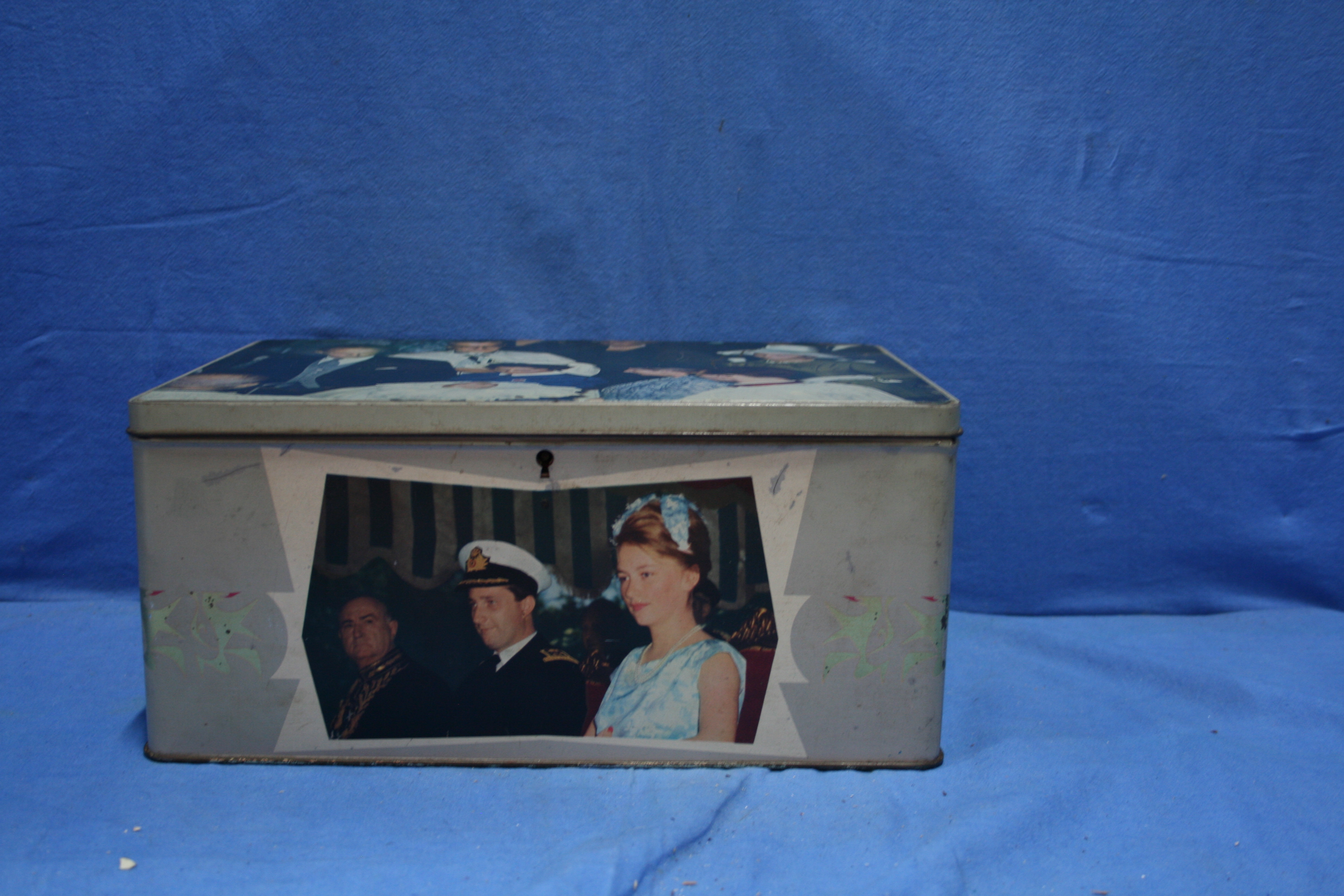 art nr: 715 vintage royalty koekjes trommel
