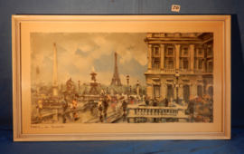 art nr: 50 schilderij van Paris de La-Concorde