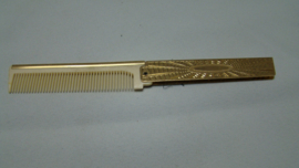 art nr: 400 vintage etui met kam