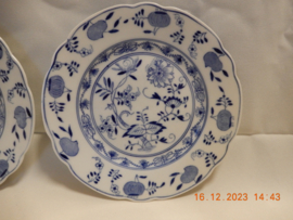 art nr: 514 antieke delft blauwe porseleinen schalen