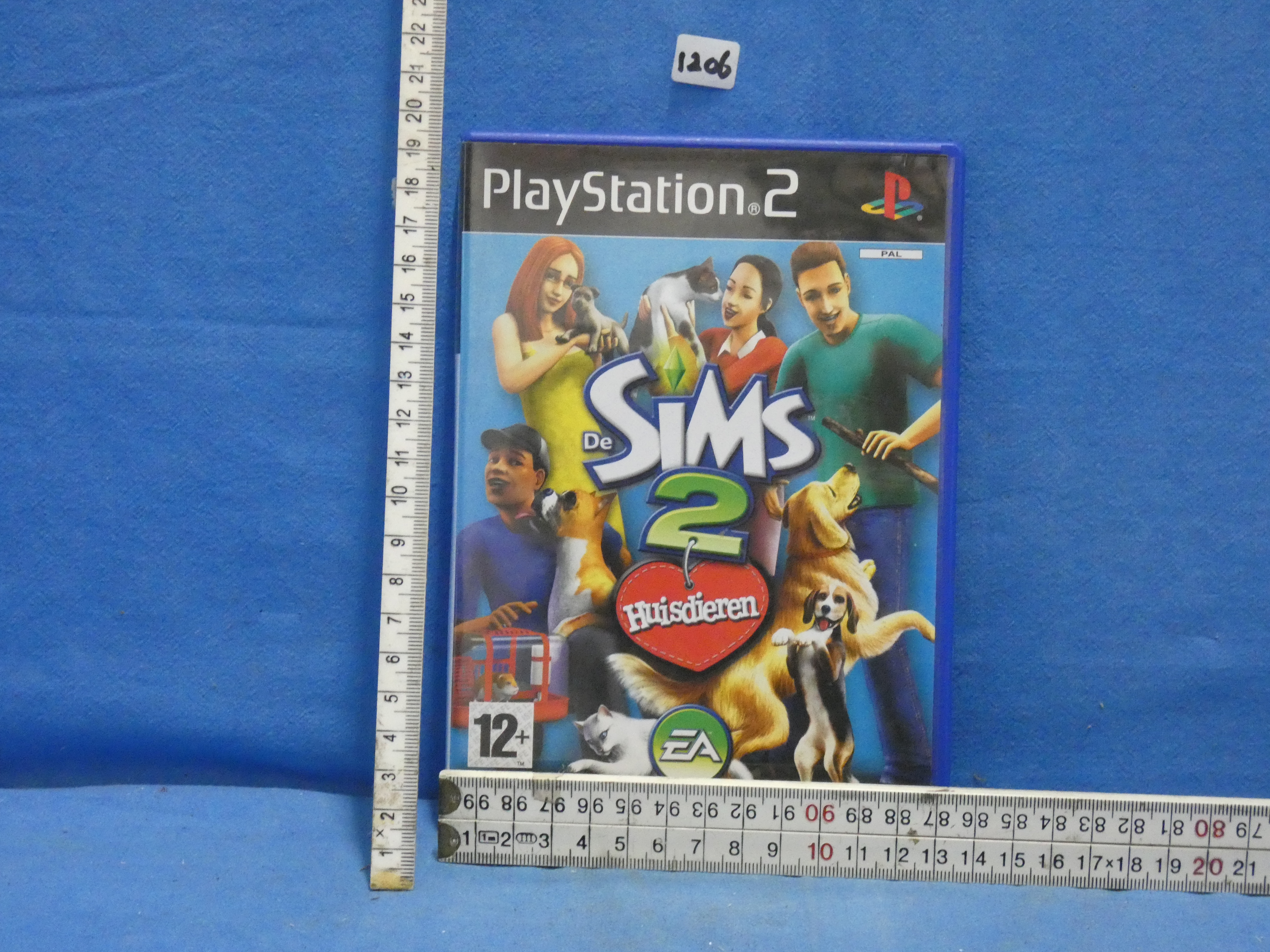 art nr: 1206 vintage PlayStation 2 spel Sims 2 Huisdieren