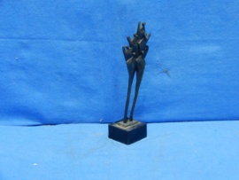 art nr: 753 vintage bronzen kunstwerkje