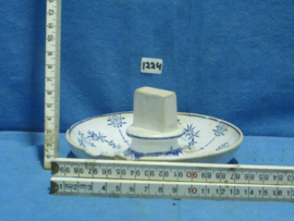 art nr: 1224 antieke Delft Blauwe luciferhouder