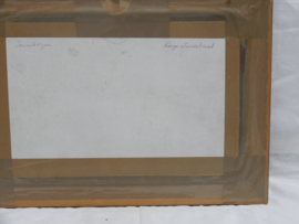 art nr: 954 vintage placebo schilderijtje, Langenoordstraat Zevenbergen