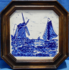 art nr: 618 antieke Japanse wandtegel